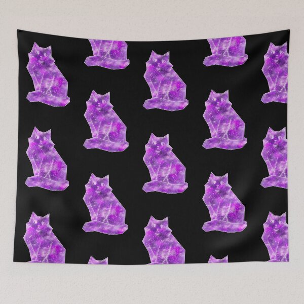 Item preview, Fluffy Space Galaxy Cat designed and sold by ClarissaDoodles.