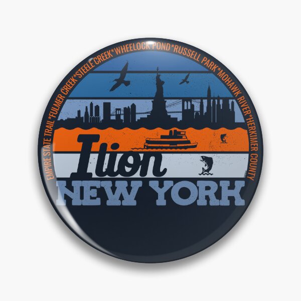 Item preview, Ilion New York Sunset Retro Vintage Local Pride Logo designed and sold by CRHPOD20.