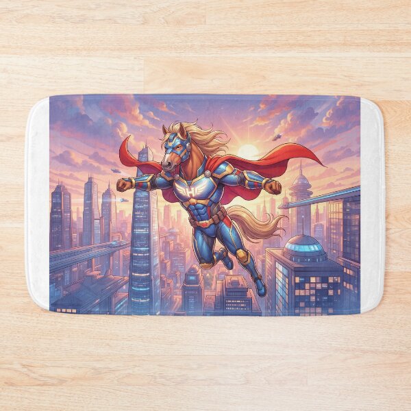 Item preview, Horse Super Hero Anime Style designed and sold by Home Decor Art.