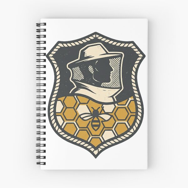 Item preview, Beekeeper Crest Above Honeycomb designed and sold by eduardoroa22.
