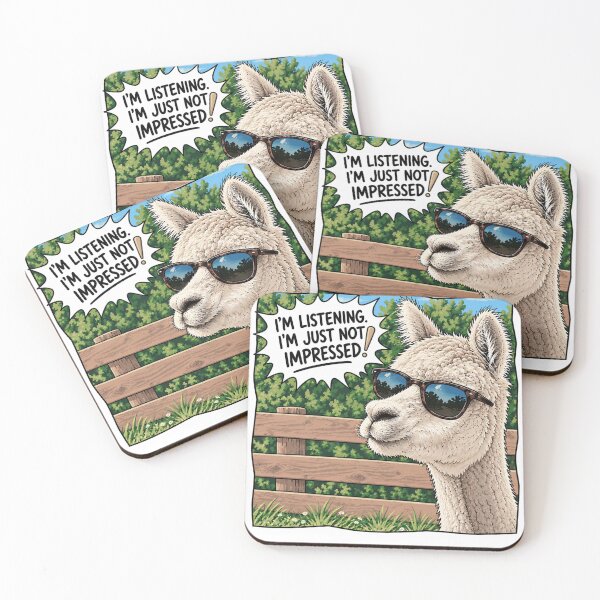 Item preview, I'm listening...a funny alpaca by PanaluPrint designed and sold by PanaluPrint .