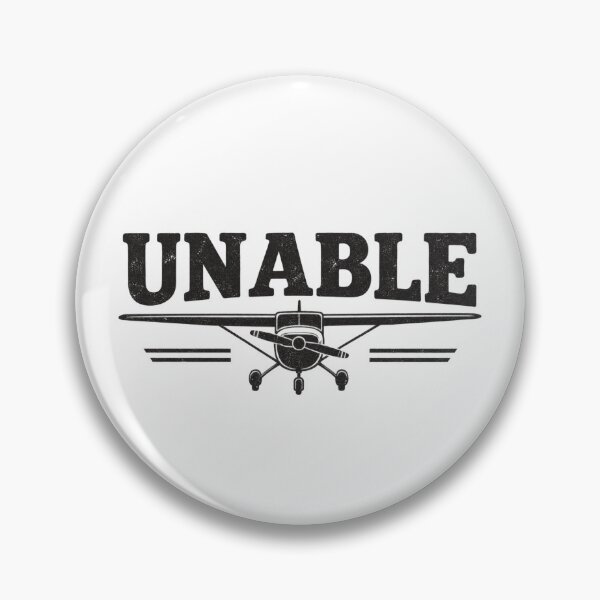 Item preview, unable minimalistic pilot humor air traffic control designed and sold by PilotandPlane.