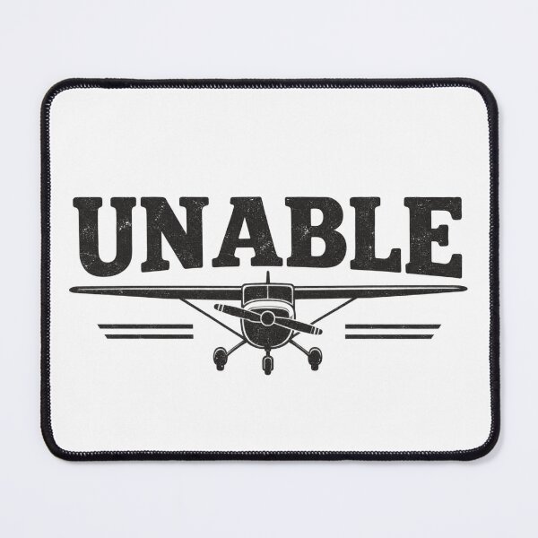 Item preview, unable minimalistic pilot humor air traffic control designed and sold by PilotandPlane.