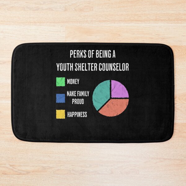 Item preview, Youth Shelter Counselor Perks Funny Career designed and sold by d247.