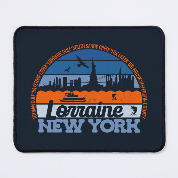 Item preview, Lorraine New York Sunset Retro Vintage Local Pride Logo designed and sold by CRHPOD20.