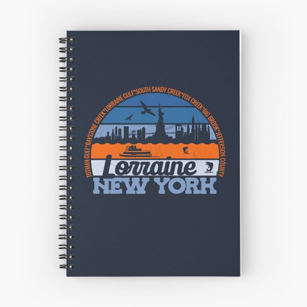 Item preview, Lorraine New York Sunset Retro Vintage Local Pride Logo designed and sold by CRHPOD20.