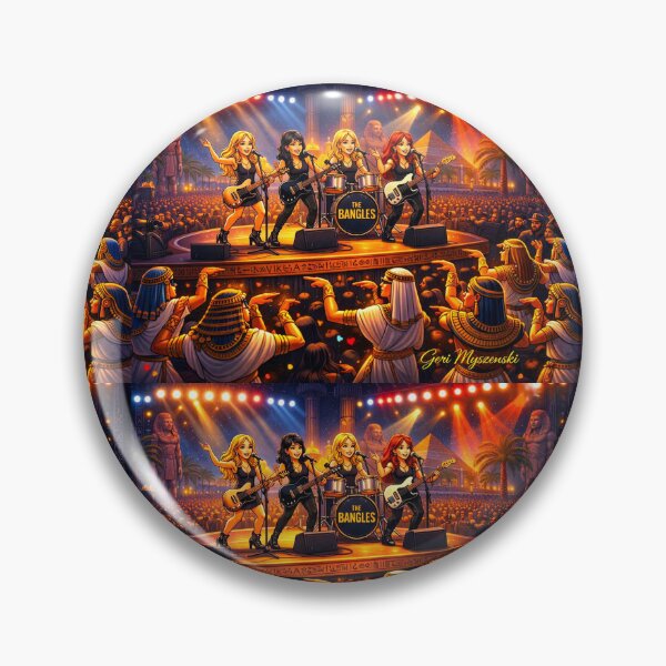 Item preview, The Bangles Live – Walk Like an Egyptian Arena Concert Art designed and sold by The Art Queen Of Michigan .