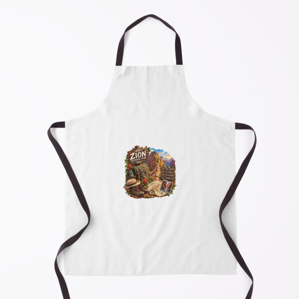 Item preview, Zion National Park Utah Adventure Hiking Travel Illustration designed and sold by SimsimahLaughs.
