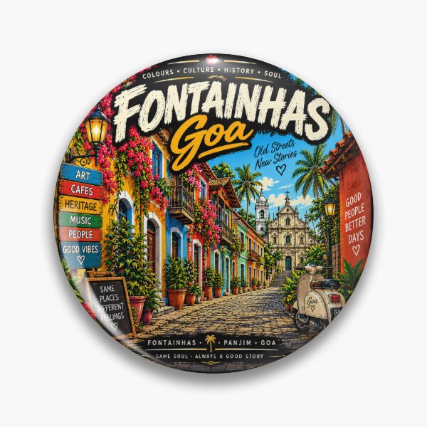 Item preview, Fontainhas Goa — Old Streets New Stories designed and sold by Goanheartprints.