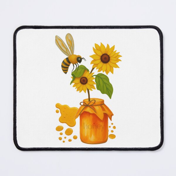 Item preview, Flowers, honey, and bee designed and sold by re2m.