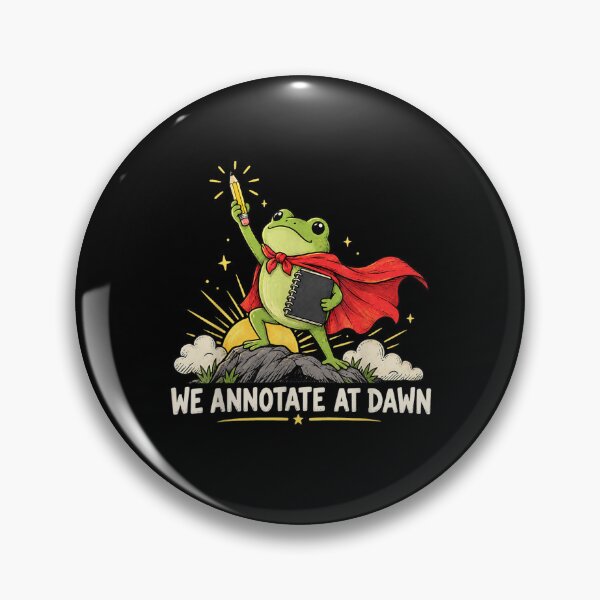 Item preview, We Annotate At Dawn Frog English Teacher Back to School designed and sold by leevekaArt.