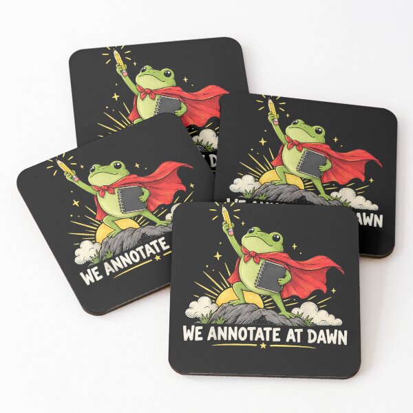 Item preview, We Annotate At Dawn Frog English Teacher Back to School designed and sold by leevekaArt.