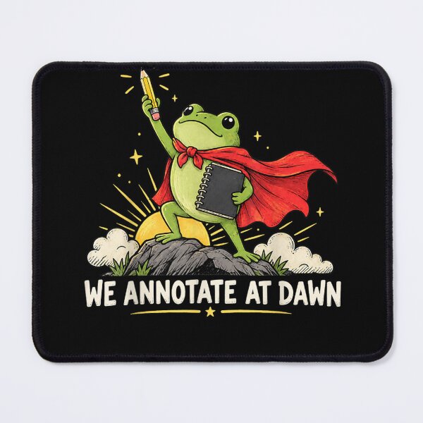Item preview, We Annotate At Dawn Frog English Teacher Back to School designed and sold by leevekaArt.