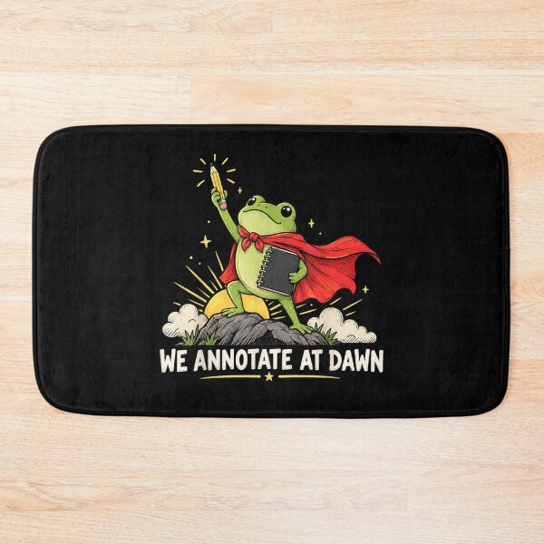 Item preview, We Annotate At Dawn Frog English Teacher Back to School designed and sold by leevekaArt.