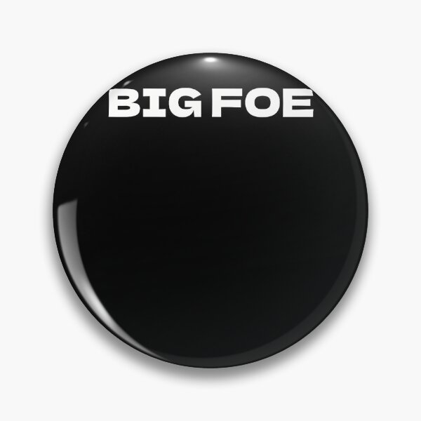 Item preview, Big Foe Bold White Text Black Background Simple Strong Statement Apparel designed and sold by slmfams.