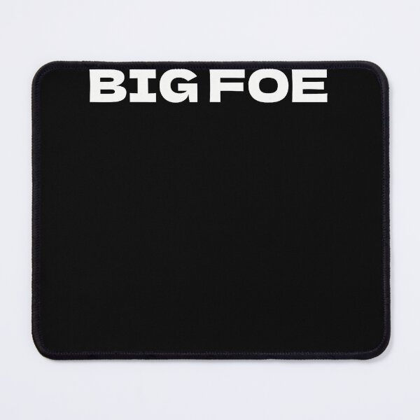Item preview, Big Foe Bold White Text Black Background Simple Strong Statement Apparel designed and sold by slmfams.