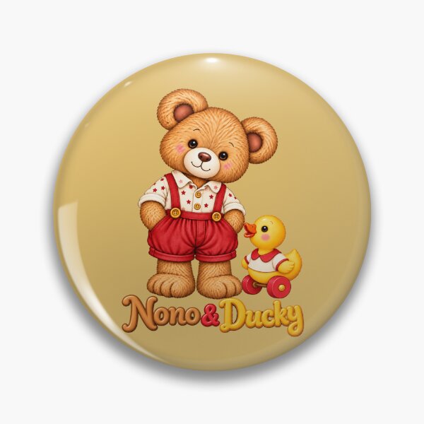 Item preview, Nono & Ducky – Charming Vintage Friends designed and sold by JessouArt.