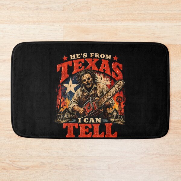 Item preview, Hes from Texas I Can Tell Chainsaw Horror Halloween Costume designed and sold by leevekaArt.
