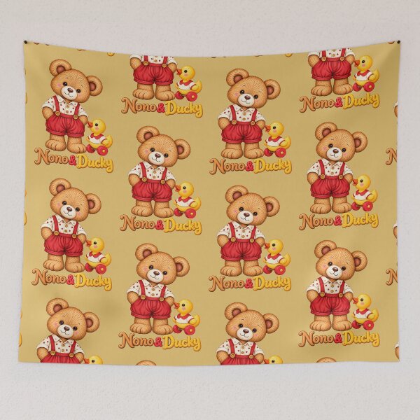 Item preview, Nono & Ducky – Charming Vintage Friends designed and sold by JessouArt.