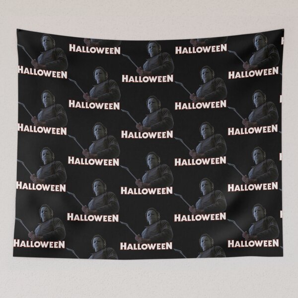 Item preview, The Shape Swings an Axe (With Halloween Franchise Logo) designed and sold by Atomic Mouth Designs.