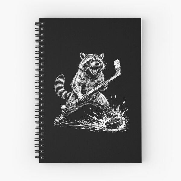 Item preview, Raccoon Playing Ice Hockey designed and sold by gunaone-design.