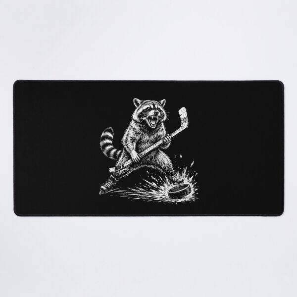 Item preview, Raccoon Playing Ice Hockey designed and sold by gunaone-design.