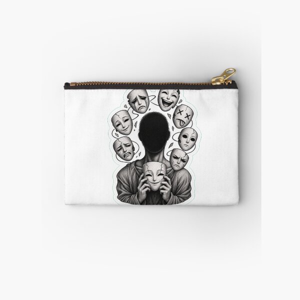 Item preview, Faceless Man Emotion Masks Surreal Dark Art designed and sold by NovaToons.