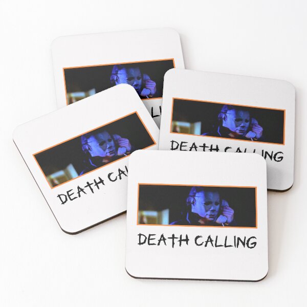 Item preview, Death Calling (Black Text) designed and sold by Atomic Mouth Designs.