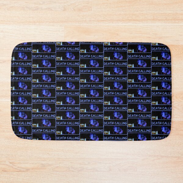 Item preview, Death Calling (In Myers-Mask Blue Text) designed and sold by Atomic Mouth Designs.