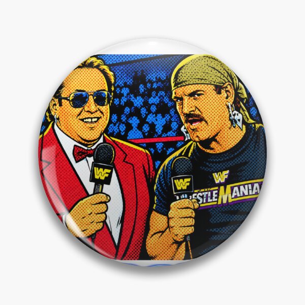 Item preview, Gorilla Monsoon & Jesse "The Body" Ventura designed and sold by WretroMania.
