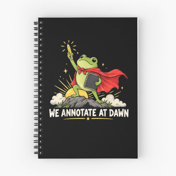 Item preview, We Annotate At Dawn Frog English Teacher Back to School  designed and sold by MatherFisher.