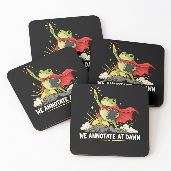 Item preview, We Annotate At Dawn Frog English Teacher Back to School  designed and sold by MatherFisher.