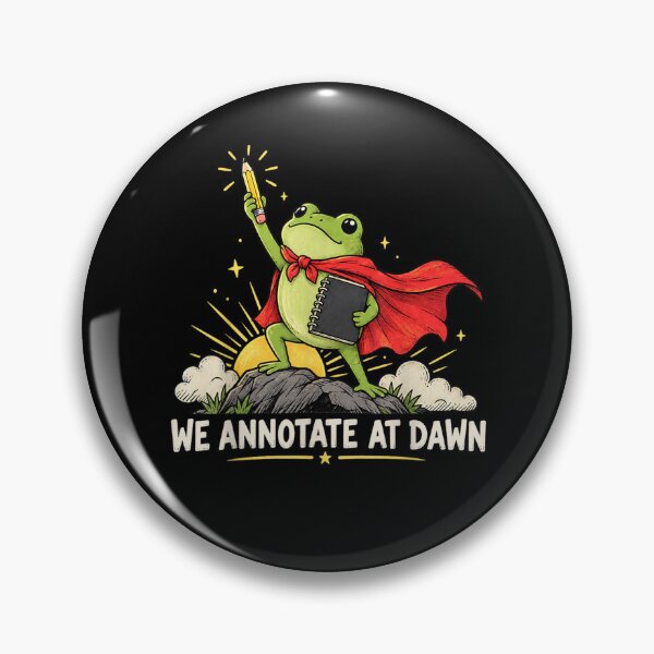 Item preview, We Annotate At Dawn Frog English Teacher Back to School  designed and sold by MatherFisher.