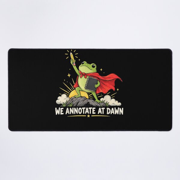 Item preview, We Annotate At Dawn Frog English Teacher Back to School  designed and sold by MatherFisher.