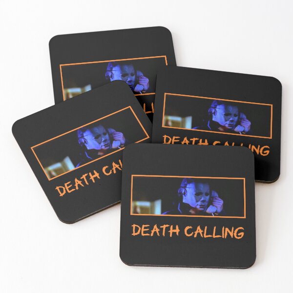 Item preview, Death Calling (In Orange Text) designed and sold by Atomic Mouth Designs.