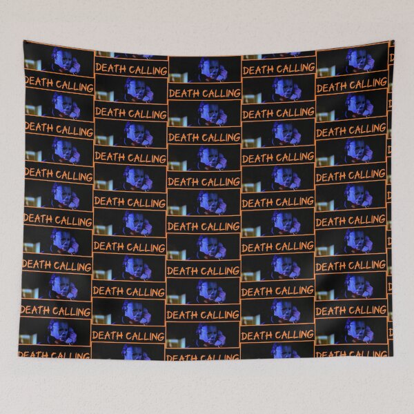 Item preview, Death Calling (In Orange Text) designed and sold by Atomic Mouth Designs.