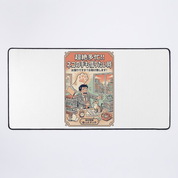 Item preview, Retro Japanese Cat Paw Showa Era Vintage Poster Art designed and sold by mood-draftsman.