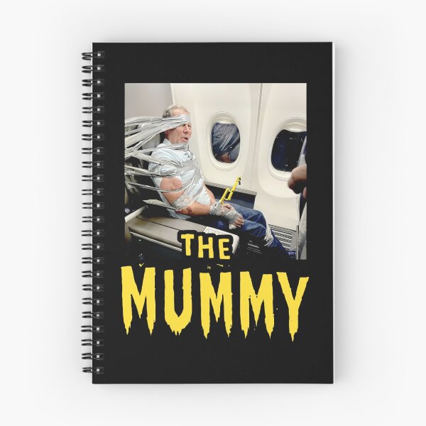 Item preview, The Mummy Wrapped Man On Airplane Duct Tape designed and sold by notajojosfan.