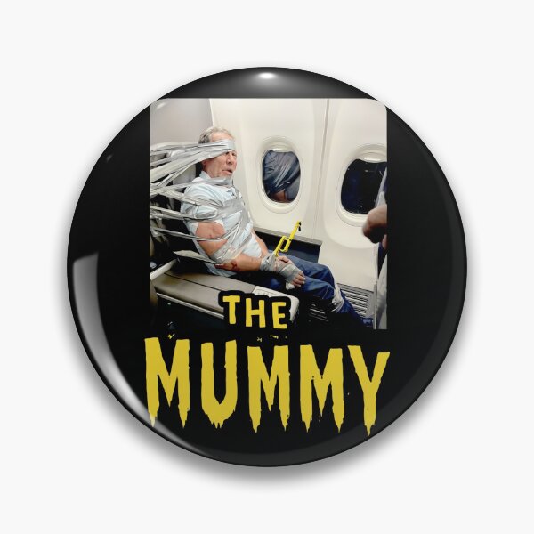 Item preview, The Mummy Wrapped Man On Airplane Duct Tape designed and sold by notajojosfan.