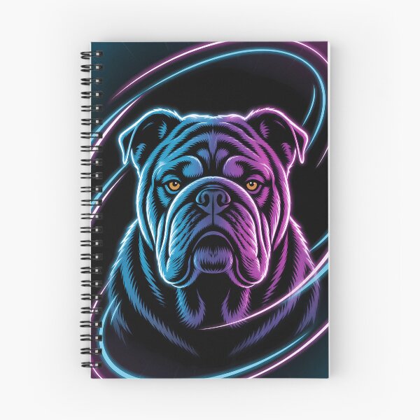 Item preview, Wrinkled Neon Bulldog Face Art designed and sold by LuisWorks.