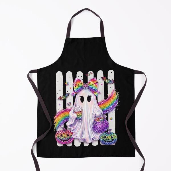 Item preview, Rainbow Leopard Ghost Pumpkin Halloween Costume Girls Women designed and sold by MatherFisher.