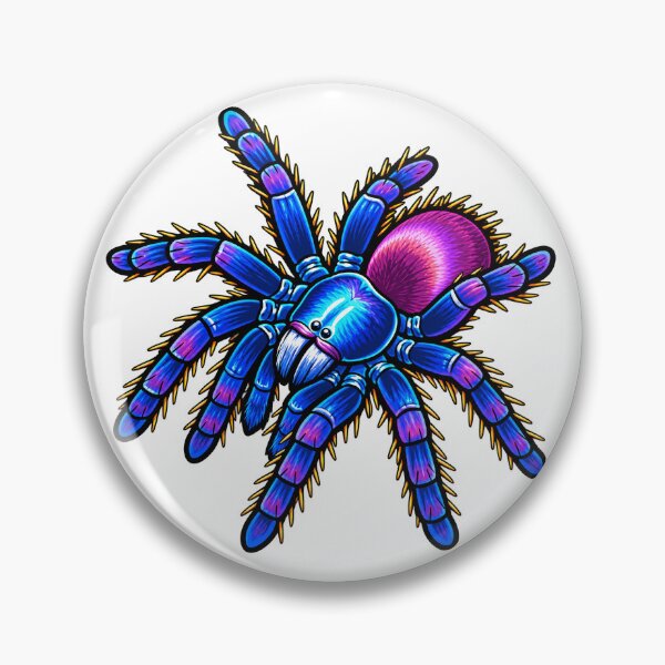 Item preview, Blue Tarantula Sticker designed and sold by NightDragonShop.