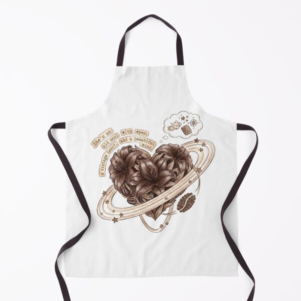 Item preview, Old Soul Vintage Heart Dark Academia Floral Coffee Quote designed and sold by TariyaShop .