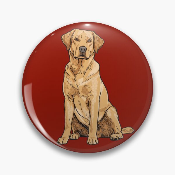 Item preview, Pop Art Sitting Yellow Labrador Dog designed and sold by Terry Bain.