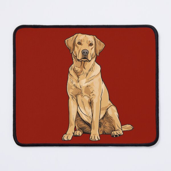 Item preview, Pop Art Sitting Yellow Labrador Dog designed and sold by Terry Bain.