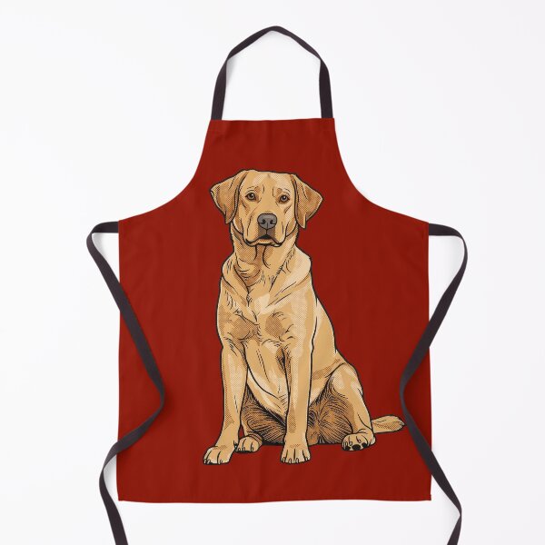 Item preview, Pop Art Sitting Yellow Labrador Dog designed and sold by Terry Bain.