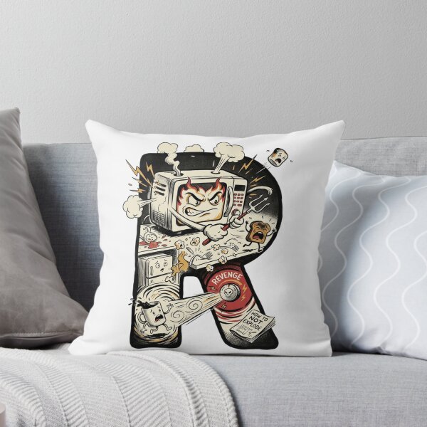 Item preview, Angry Microwave Appliance Revenge Letter R Retro Cartoon Art designed and sold by mood-draftsman.