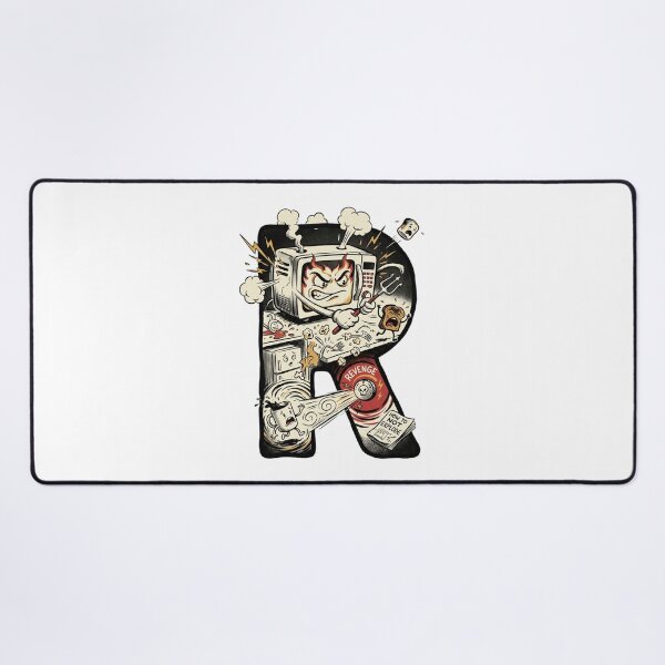 Item preview, Angry Microwave Appliance Revenge Letter R Retro Cartoon Art designed and sold by mood-draftsman.