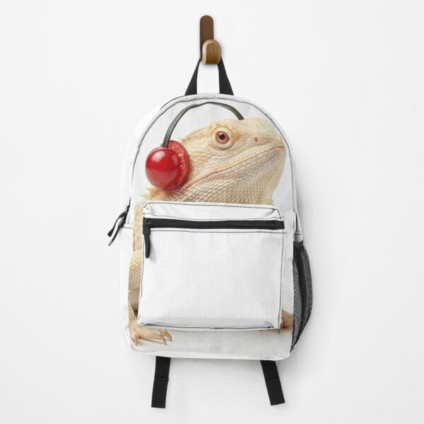 Item preview, Cute Albino Bearded Dragon with Cherry Fruit Headphones designed and sold by Sulco Design.