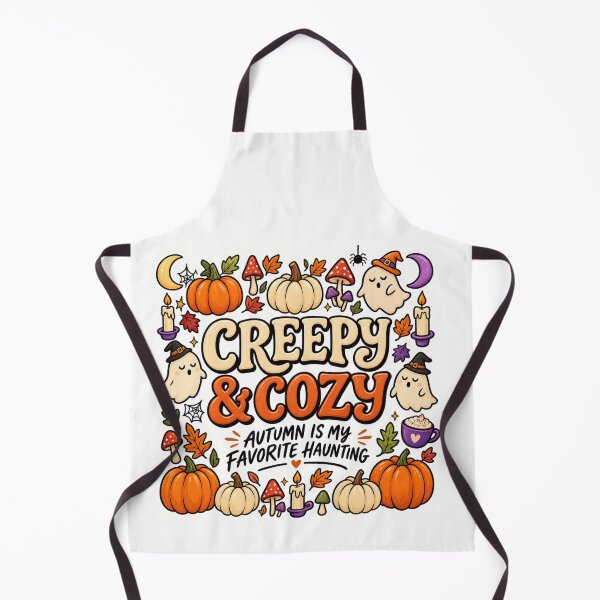 Item preview, Creepy and Cozy - Autumn Is My Favorite Haunting - Spooky Cute Halloween Ghost Pumpkin designed and sold by Final Chance Designs⭐️⭐️⭐️⭐️⭐️.